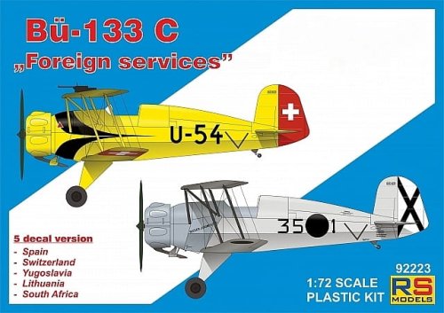 Go to product RS MODELS 92223 - 1:72 Bucker Bu-133 C Foreign services