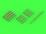 MASTER AM-48-127 - 1:48 A-1 Skyraider gun barrels for 20mm cannons and Pitot tube