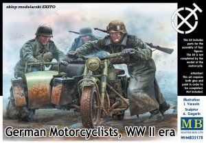 MASTER BOX 35178 - 1:35 German Motorcyclists WWII era