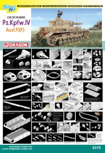 DRAGON 6315 - 1:35 Pz.Kpfw.IV Ausf.F1(F)
