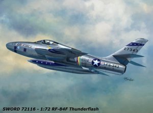 SWORD 72116 - 1:72 RF-84F Thunderflash