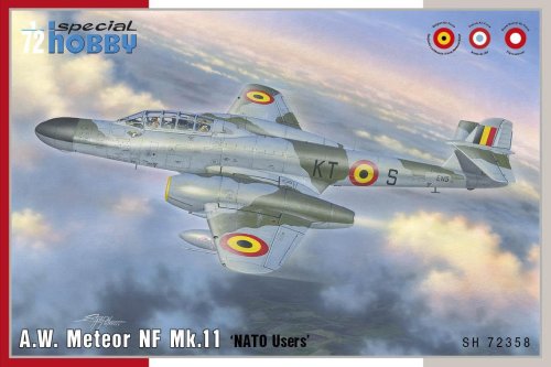 Go to product SPECIAL HOBBY 72358 - 1:72 A.W. Meteor NF Mk.11 - NATO Users