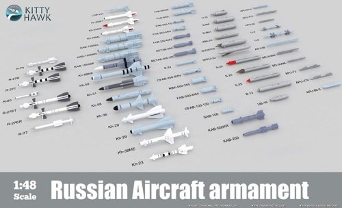 Go to product KITTY HAWK 80151 - 1:48 Russian Aircraft Armament