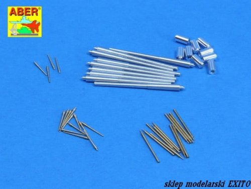 Go to product ABER 1:350L-67  - 1:350 Set of barrels for Italian Battleship RN Roma - 381mm x 9, 152mm x 12, 90mm x 12