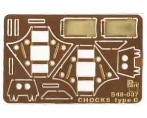 Go to product PART S48037 - 1:48 Chocks type C - modern Russian aircraft