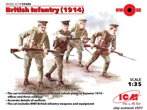 Go to product ICM 35684 - 1:35 British Infantry 1914