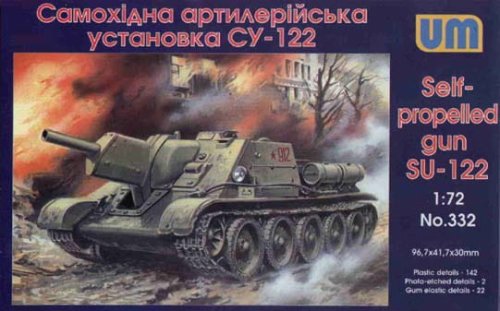 Go to product UNIMODELS 332 - 1:72 Self Propelled Gun SU-122