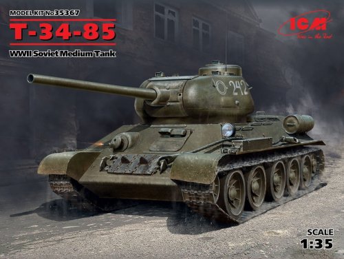 Go to product ICM 35367 - 1:35 T-34-85 WWII Soviet Medium Tank