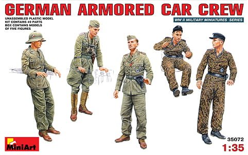 Go to product MINIART 35072 - 1:35 German Armoured Car Crew