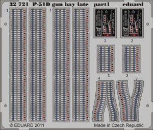 EDUARD 32721 - 1:32 P-51D gun bay late