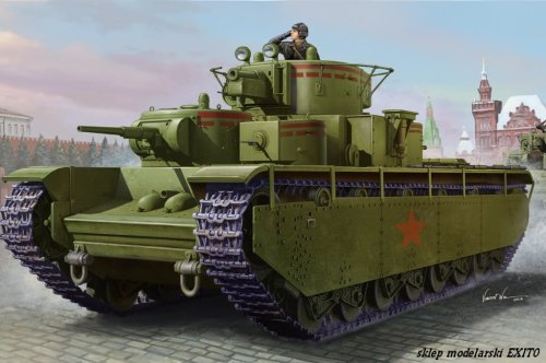 Go to product HOBBY BOSS 83841 - 1:35 Soviet T-35 Heavy Tank - Early