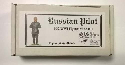 Go to product COPPER STATE MODELS CSM F32001 - 1:32 Russian WWI Pilot