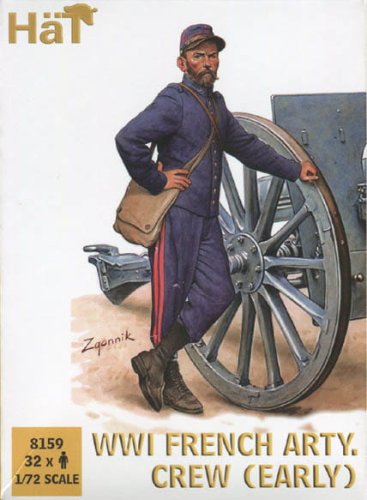 Go to product HAT 8159 - 1:72 WWI French Artillery Crew (Early)