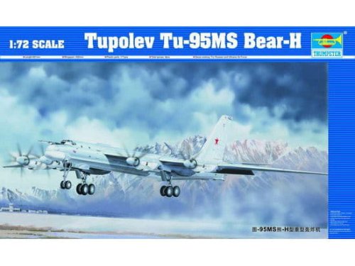 Go to product TRUMPETER 01601 - 1:72 Tupolev TU-95 MS Baer-H
