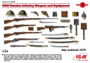 ICM 35672 - 1:35 WWI Russian Infantry Weapon and Equipment