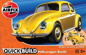 AIRFIX J6023 - VW Beetle Yellow - Quick Build