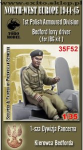 TORO MODEL 35F52 - 1:35 1st Polish Armoured Div.- NWE 1944-45 Bedford lorry driver