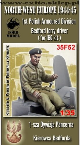 Go to product TORO MODEL 35F52 - 1:35 1st Polish Armoured Div.- NWE 1944-45 Bedford lorry driver