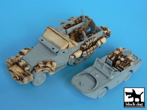 Go to product BLACK DOG T72016 - 1:72 M3 Half Track + amphibian vehicle accessories set