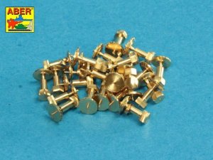 ABER 16114 - 1:16 Turned Imitation of Hexagonal bolts  1,75 x  2,20 mm x 25 pcs