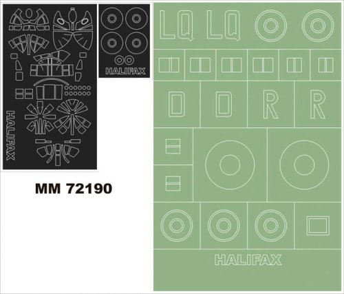 Go to product MONTEX MM72190 - 1:72 H.P. Halifax Mk II