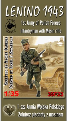Go to product TORO MODEL 35F23 - 1:35 Lenino 1943 - 1st Army of Polish Forces - Infantryman with Mosin rifle