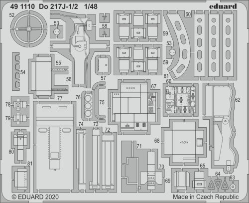 Go to product EDUARD 491110 - 1:48 Do 217J-1/2