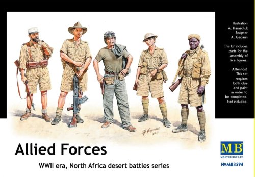 Go to product MASTER BOX 3594 - 1:35 Allied Forces North Africa WWII