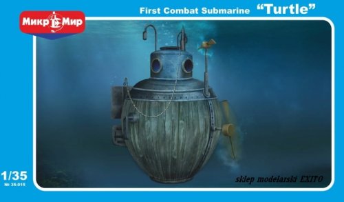 Go to product MIKROMIR 35015 - 1:35 Turtle - First Combat Submarine