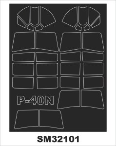 MONTEX SM32101 - 1:32 Curtiss P-40 N