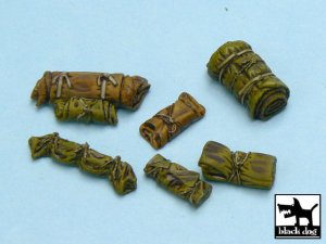 BLACK DOG T48019 - 1:48 Tentage + Bedrolls 2 accessories set