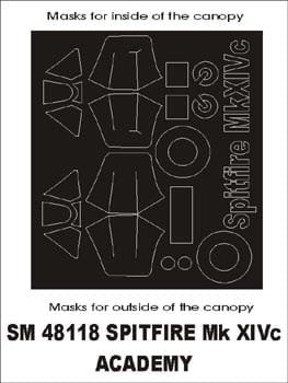Go to product MONTEX SM48118 - 1:48 Spitfire Mk.XIVc