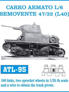 Friulmodel ATL-095 - 1:35 Carro Armato L/6 Semovente 47/32 (L40) metal tracks