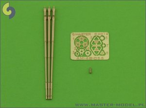 MASTER AM-48-056 - 1:48 M197 three barrelled rotary 20mm cannon gun barrels