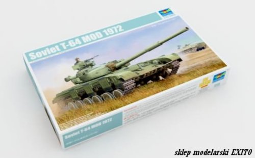 Go to product TRUMPETER 01578 - 1:35 Soviet T-64 Mod 1972