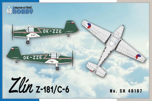 Go to product SPECIAL HOBBY 48187 - 1:48 Zlin Z-181 / C-6