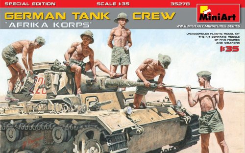 Go to product MINIART 35278 - 1:35 German Tank Crew Africa Korps - Special Edition
