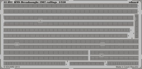 Go to product EDUARD 53094 - 1:350 HMS Dreadnought 1907 railings