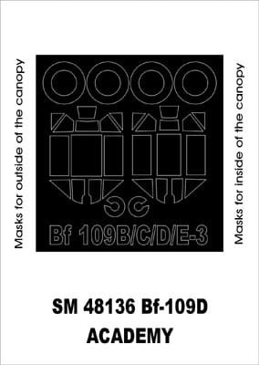 Go to product MONTEX SM48136 - 1:48 Messerschmitt Bf-109 D