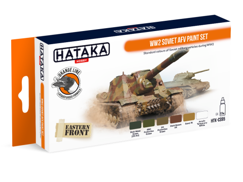 Go to product HATAKA CS95 - WW2 Soviet AFV paint set