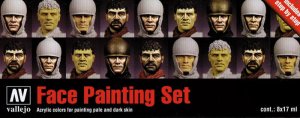 VALLEJO Model Color Set 70119 - Face Painting Set