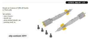 EDUARD 672072 - 1:72 GBU-49