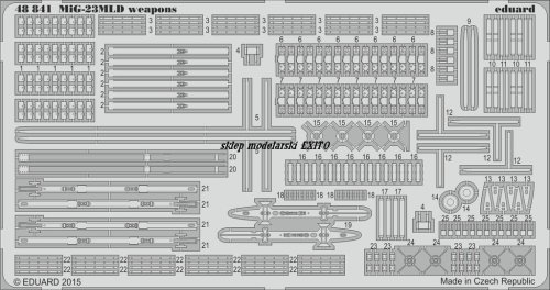 Go to product EDUARD 48841 - 1:48 MiG-23MLD weapons