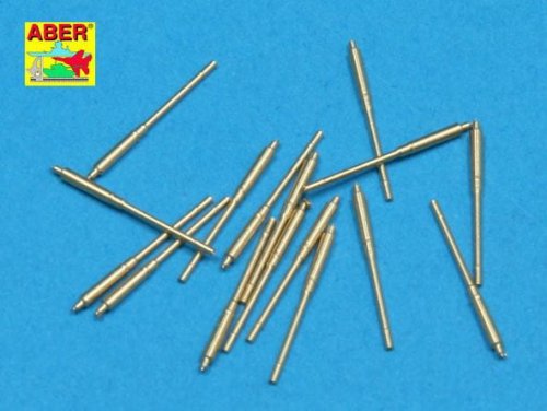 Go to product ABER 1:350L-14  - 1:350 Set of 16 pcs 105 mm SFLAK barrels used in C/37 mount for German ships