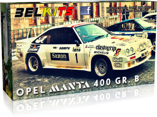 Go to product BELKITS 009 - 1:24 Opel Manta 400 GR. B Jimmy McRae 1984