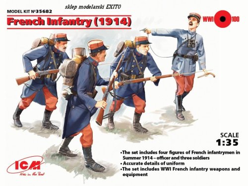 Go to product ICM 35682 - 1:35 French Infantry (1914)