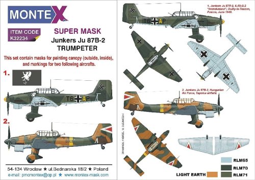 Go to product MONTEX K32234 - 1:32 Junkers Ju 87B-2