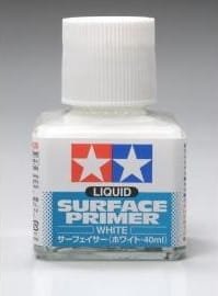Go to product TAMIYA 87096 - Liquid Surface Primer White 40 ml