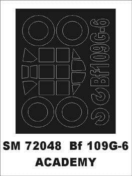 Go to product MONTEX SM72048 - 1:72 Messerschmitt Bf-109 G-6