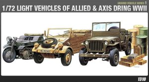 ACADEMY 13416 - 1:72  WWII ground vehicle set